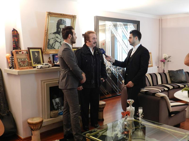 Орхан Бабазаде стал гостем известного актера и исполнителя Орхана Генджебайа в Стамбуле  (ФОТО)