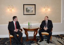 Президент Ильхам Алиев встретился с председателем Палаты депутатов Чехии Яном Гамачеком