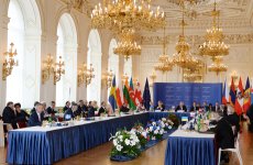 Azerbaijani president attends summit of EU Eastern Partnership programme (PHOTO)
