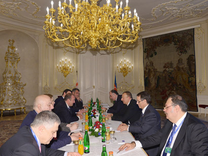 Presidents of Azerbaijan and Georgia meet in Prague