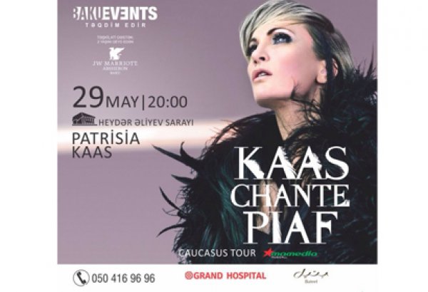 Легендарная певица Патрисия Каас выступит в Баку с программой "Kaas Chante Piaf"