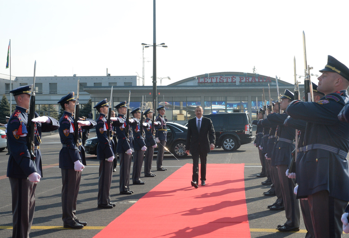 Завершился рабочий визит Президента Азербайджана в Чехию (ФОТО)