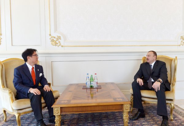 Президент Азербайджана принял главу Олимпийского агентства при Кабмине Японии