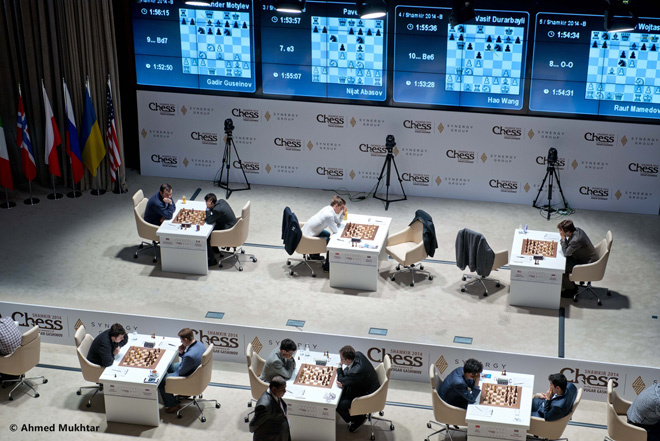 Международный шахматный турнир "Shamkir Chess 2014" - день девятый (ФОТО)