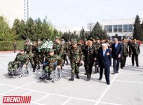 В Азербайджане организована однодневная символическая воинская служба для инвалидов (ФОТО)