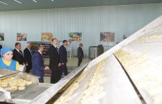 Президент Ильхам Алиев принял участие в открытии Агдашского завода по
переработке фруктов (ФОТО)