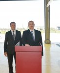 İlham Əliyev Ağdaşda Gilan yem emalı zavodunun açılışında iştirak edib  (FOTO)