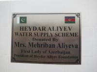 В Пакистане при поддержке первой леди Азербайджана Мехрибан Алиевой состоялось открытие Проекта по водоснабжению «Гейдар Алиев» (ФОТО)