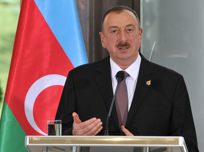 Президент Ильхам Алиев: Трехсторонний формат Азербайджан-Грузия-Турция вызывает интерес не только в регионе, но и в мире (ФОТО)