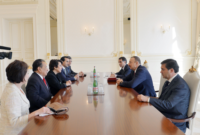 Azerbaijani president receives Honduran FM