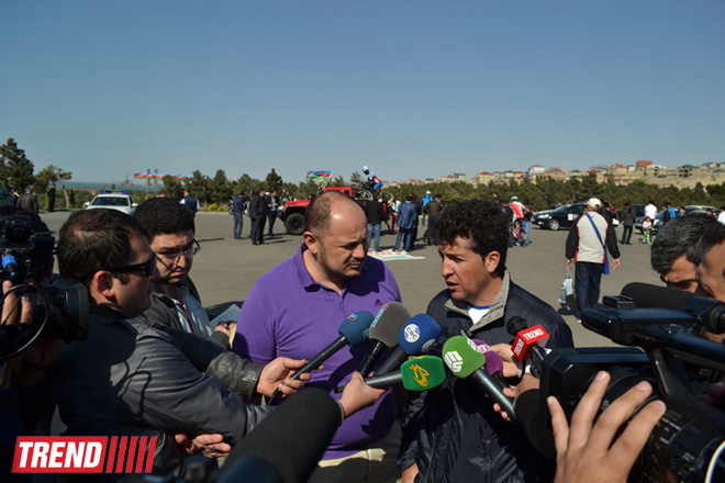 "Tour d'Azerbaidjan-2014" velosiped yarışmasının ikinci mərhələsinə start verilib (FOTO)
