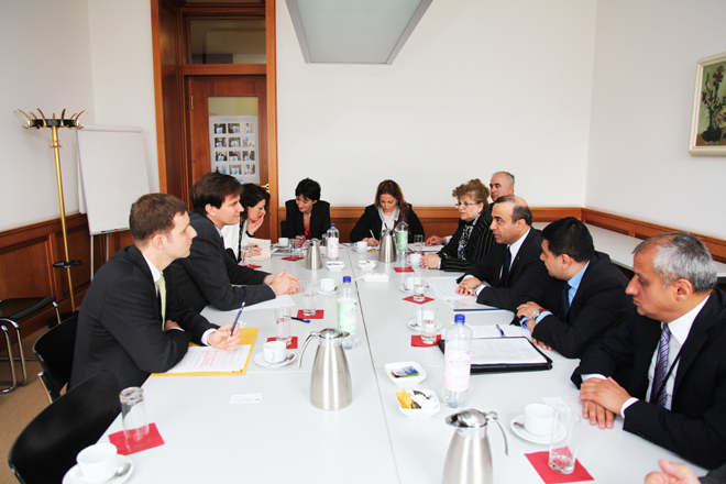 Azerbaijani MP discusses Nagorno-Karabakh conflict in German Foreign Ministry (PHOTO)