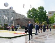 Prezident İlham Əliyev və xanımı Gül bayramında iştirak ediblər (FOTO)