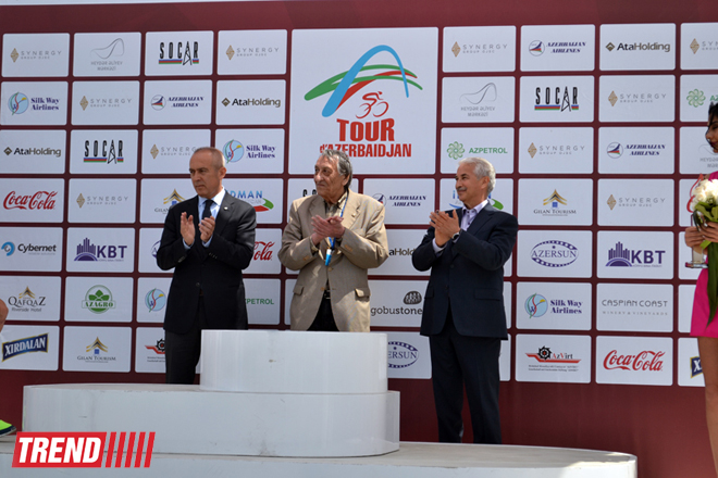 Завершился четвертый этап велогонки "Tour d'Azerbaidjan-2014" (ФОТО)