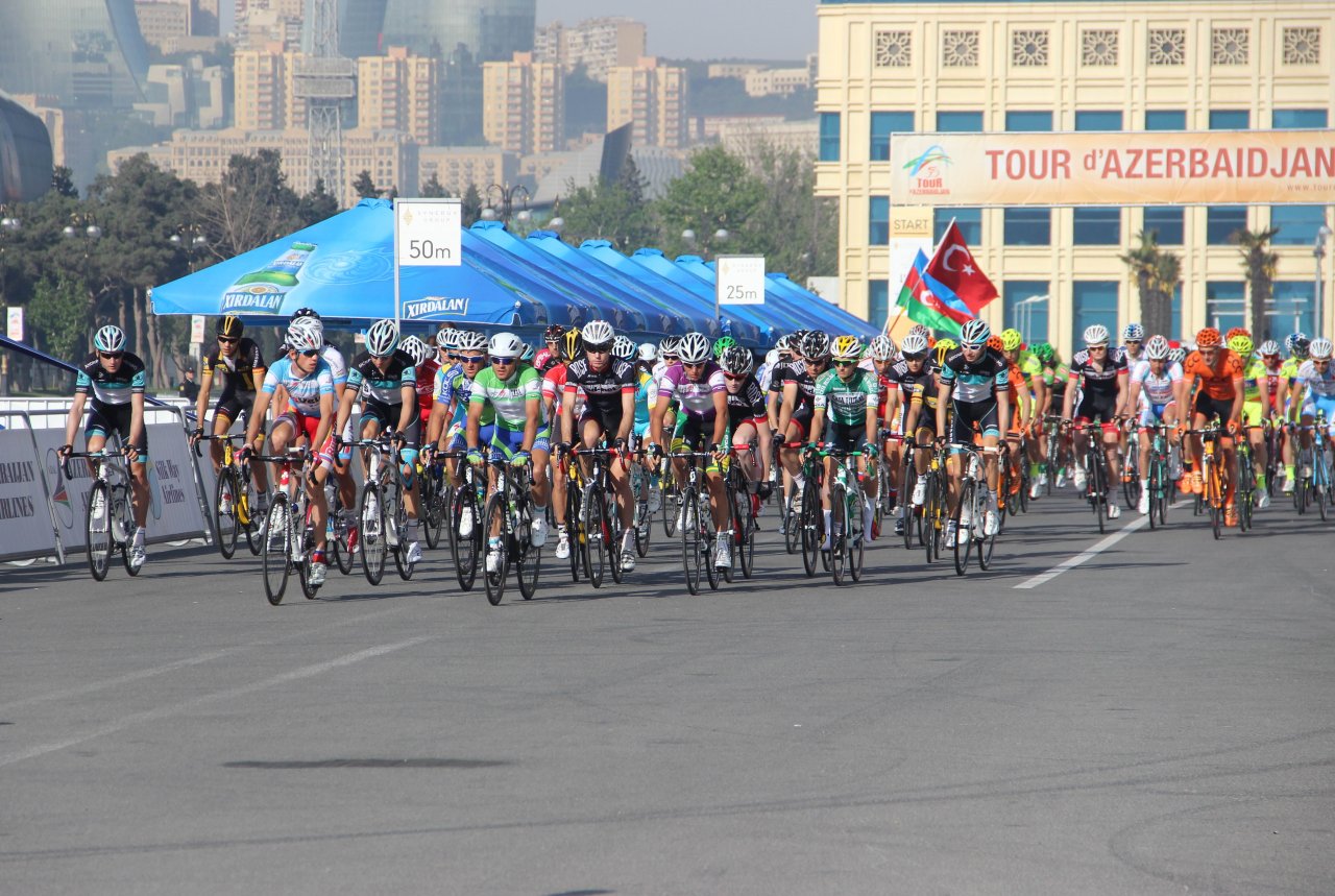 Tour d'Azerbaidjan-2014 cycle race last, fifth stage starts (PHOTO)