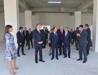 Ilham Aliyev, Francois Hollande, and First Lady Mehriban Aliyeva observe construction of French Lyceum in Baku