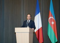 Президенты Азербайджана и Франции принимают участие в совместном бизнес-форуме (ФОТО)