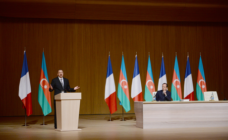 President Aliyev: Azerbaijani-French relations to develop progressively in future (PHOTO)