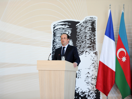 Франсуа Олланд: В Азербайджане очень высокий уровень экономического развития  (ФОТО)