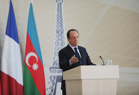 Франсуа Олланд: В Азербайджане очень высокий уровень экономического развития  (ФОТО)