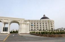 Azerbaijani president attends opening of five-star hotel in Shamakha district (PHOTO)