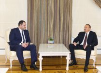 Azerbaijani president receives Georgian interior minister