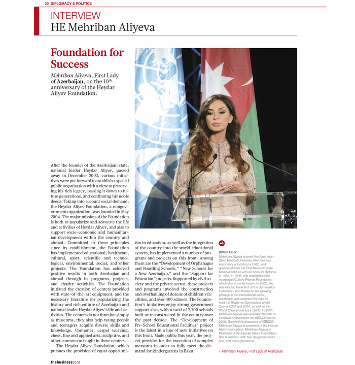 First Lady: Heydar Aliyev Foundation shows Azerbaijan's dedication to creative spirit