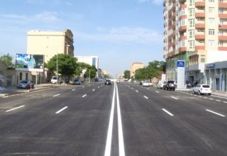 После завершения ремонтных работ открыто движение на участке ул. Гасана Алиева в Баку