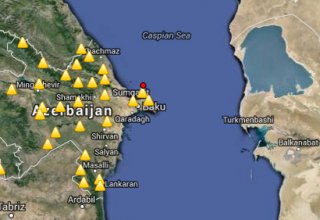 Землятресение в Каспийском море повлияло на оползневую зону в поселке Бадамдар