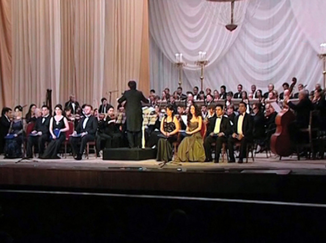 В Казахстане состоялась премьера оперы "Алпамыс" с участием азербайджанских солистов и дирижера (ФОТО)