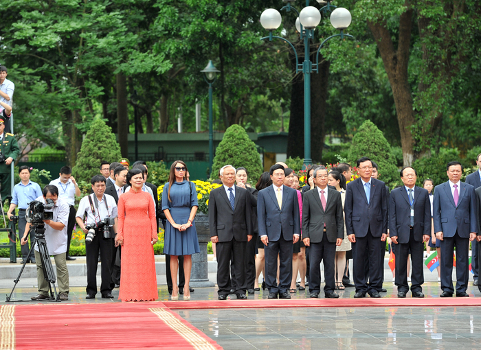 Vietnam hosts official welcoming ceremony for Azerbaijani President Ilham Aliyev (PHOTO)