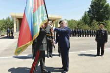 В Нахчыване были представлены боевые знамена Отдельной Общевойсковой Армии (ФОТО)
