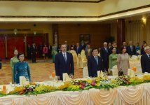 В Ханое был дан официальный обед в честь Президента Азербайджана и его супруги (ФОТО)