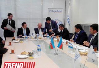 Черноморский банк торговли и развития выделяет азербайджанскому "TuranBank" кредит на $10 млн. (ФОТО)