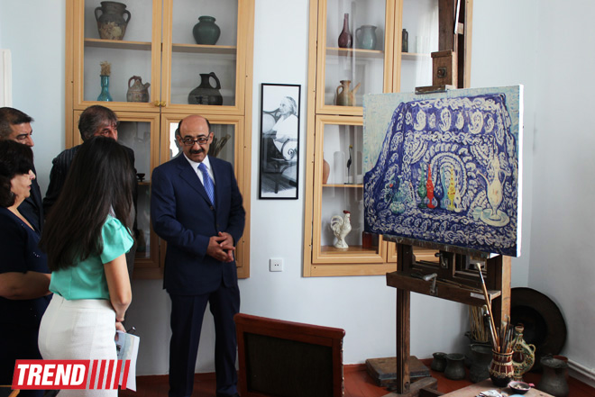 В Амирджаны состоялось открытие реконструированного Дома-музея Саттара Бахлулзаде (ФОТО)