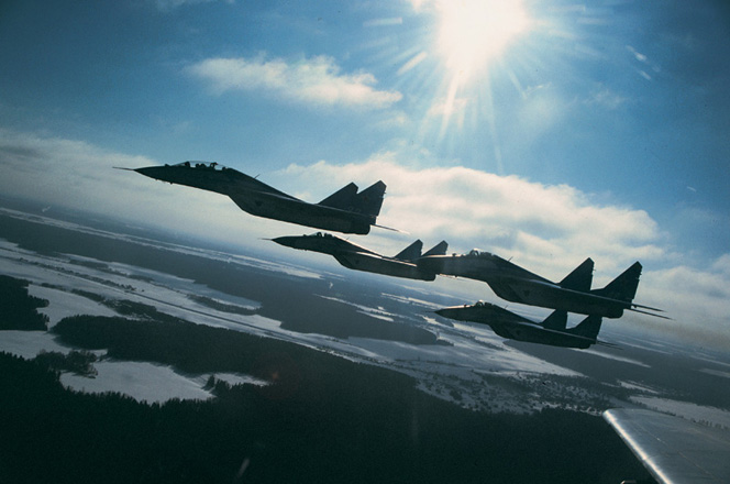 Российские истребители будут следить за тренировкой самолетов НАТО над Балтией