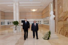 Президент принял участие в открытии Центра Гейдара Алиева в Нефтчале (ФОТО)