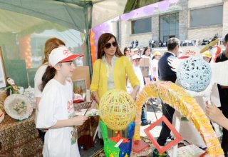 Azerbaijan’s First Lady attends cultural events in Baku (PHOTO)