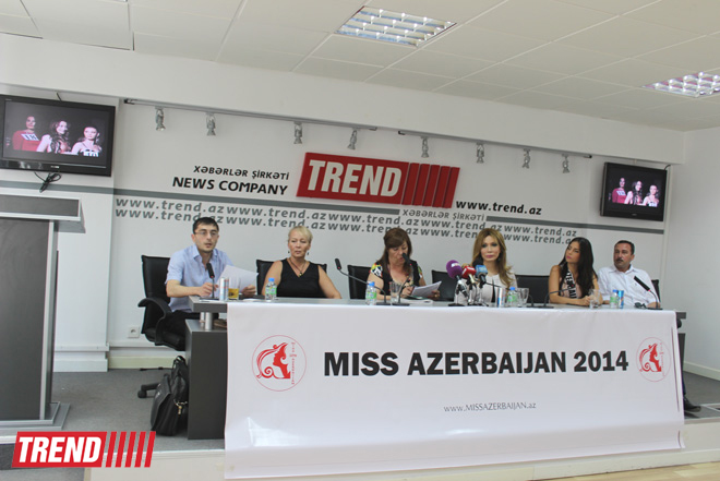 В Баку прошла пресс-конференция, посвященная финалу "Мисс Азербайджан 2014" (ФОТО)