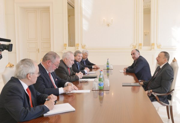 Президент Ильхам Алиев принял сопредседателей МГ ОБСЕ
