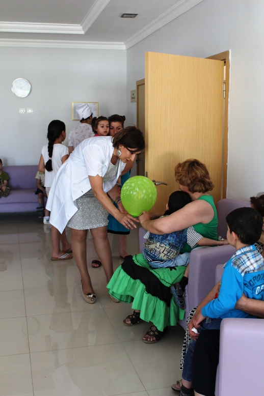 Mərdəkandakı Tibbi Reabilitasiya  Uşaq Xəstəxanasında müalicə olunan uşaqlar üçün aksiya keçirilib (FOTO)