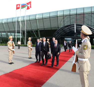 Завершился официальный визит Президента Швейцарии в Азербайджан