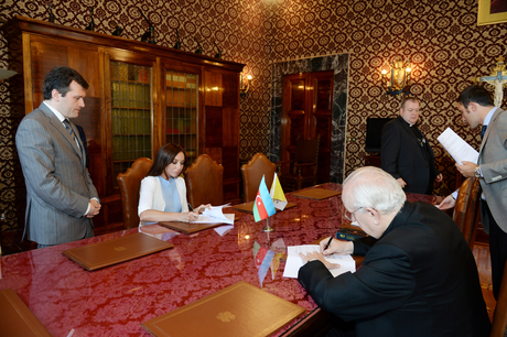 Heydar Aliyev Foundation, the Vatican sign agreements (PHOTO)