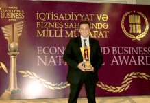 Trend news agency awarded with ‘Ugur’ national award (PHOTO)