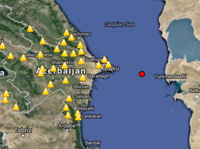 Earthquake hits Baku