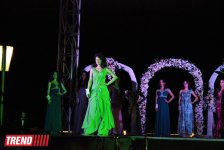 На берегу Каспия прошел финал конкурса красоты "Мисс Азербайджан 2014" (ФОТО)