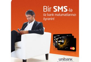 Bir SMS-lə bank cibinizdə