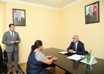 Министр экономики и промышленности Азербайджана принял граждан в Агдамском районе (ФОТО)