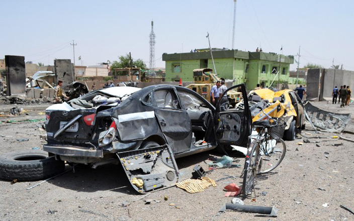 Mosulda güclü partlayış olub: 12 ölü, 20 yaralı
