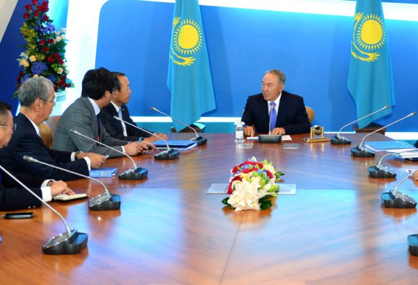 Kazakh president meets with chairman of board of Japan’s Toyota Motor Corporation